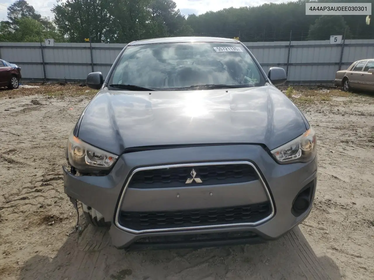 2014 Mitsubishi Outlander Sport Es VIN: 4A4AP3AU0EE030301 Lot: 55721135