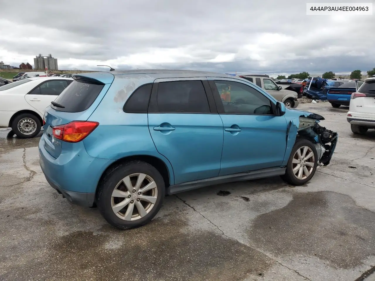 2014 Mitsubishi Outlander Sport Es VIN: 4A4AP3AU4EE004963 Lot: 55800425