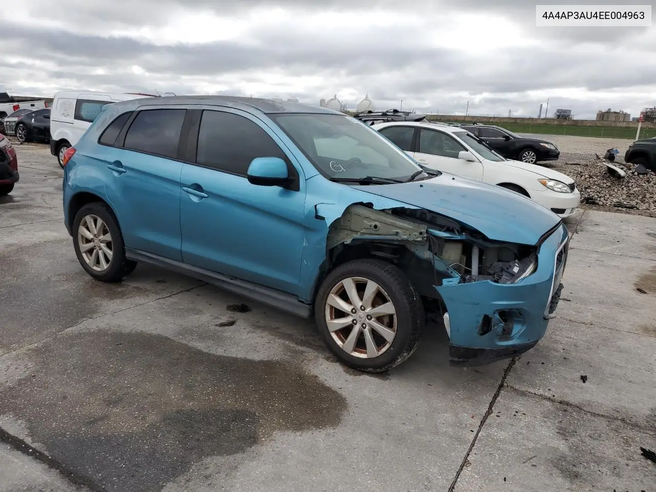 2014 Mitsubishi Outlander Sport Es VIN: 4A4AP3AU4EE004963 Lot: 55800425
