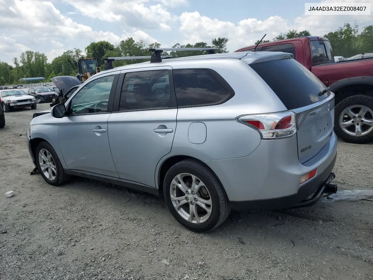2014 Mitsubishi Outlander Se VIN: JA4AD3A32EZ008407 Lot: 55933935