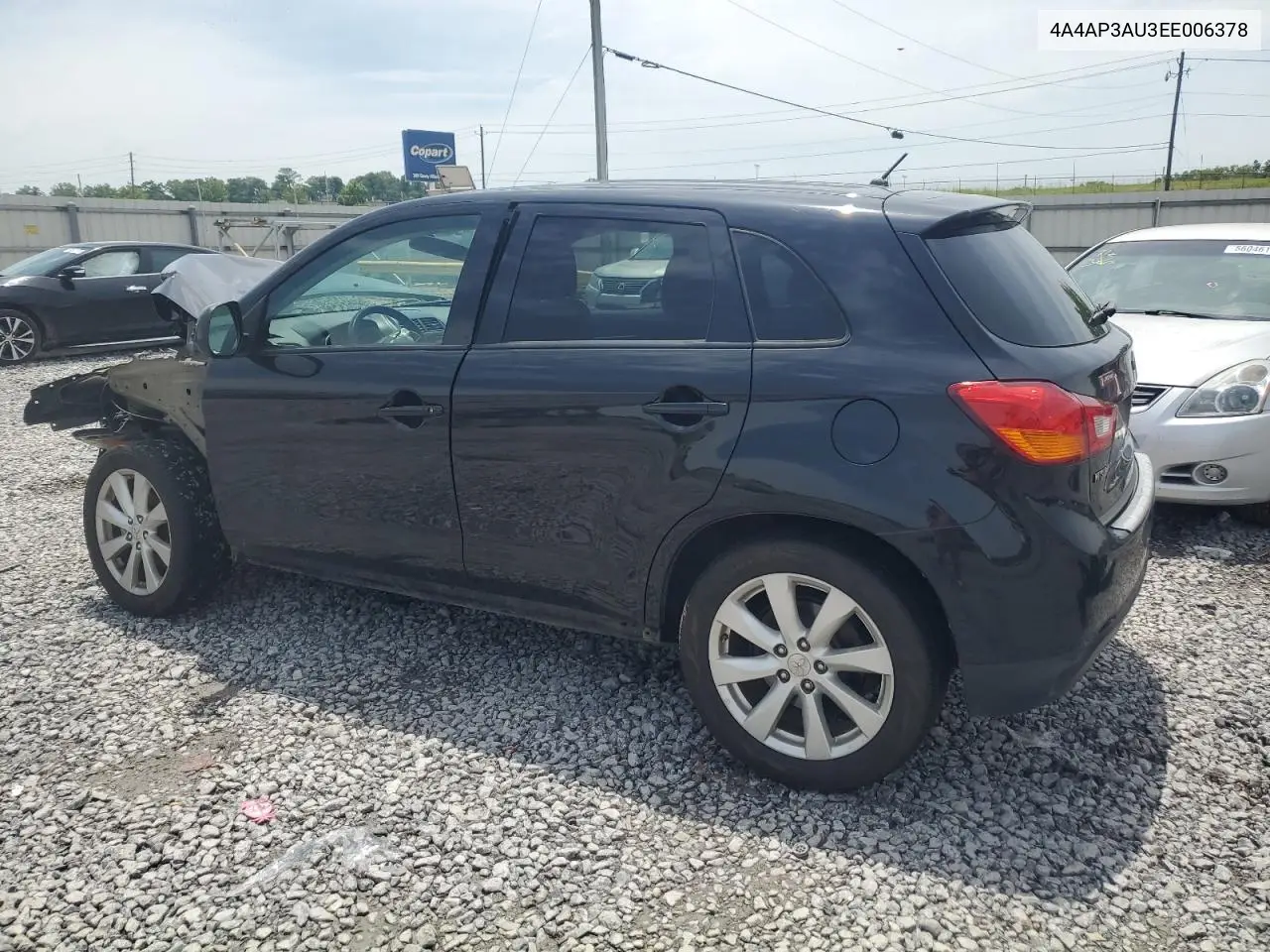 2014 Mitsubishi Outlander Sport Es VIN: 4A4AP3AU3EE006378 Lot: 56060035