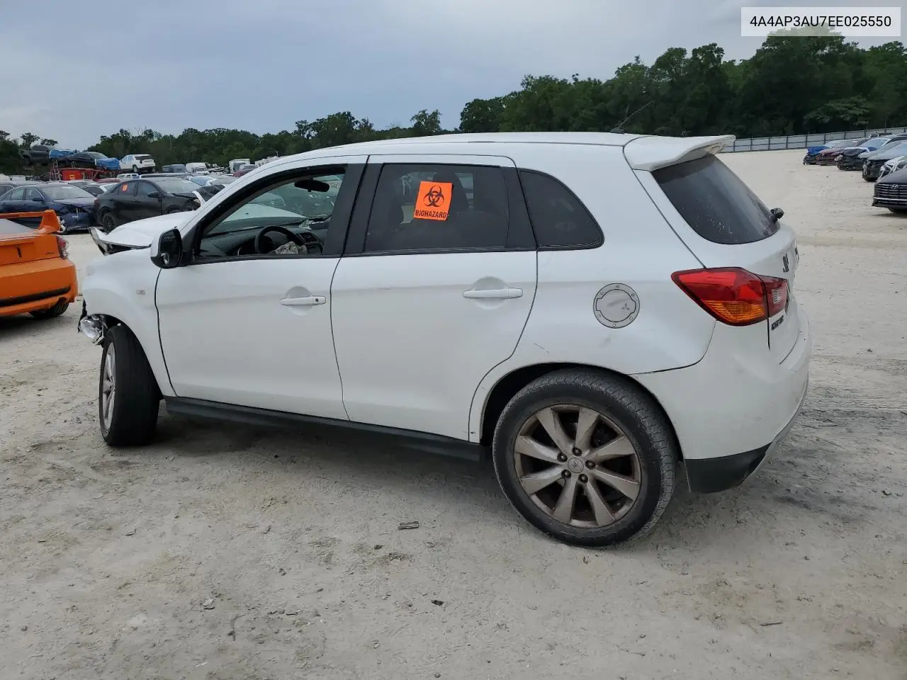 2014 Mitsubishi Outlander Sport Es VIN: 4A4AP3AU7EE025550 Lot: 56394725