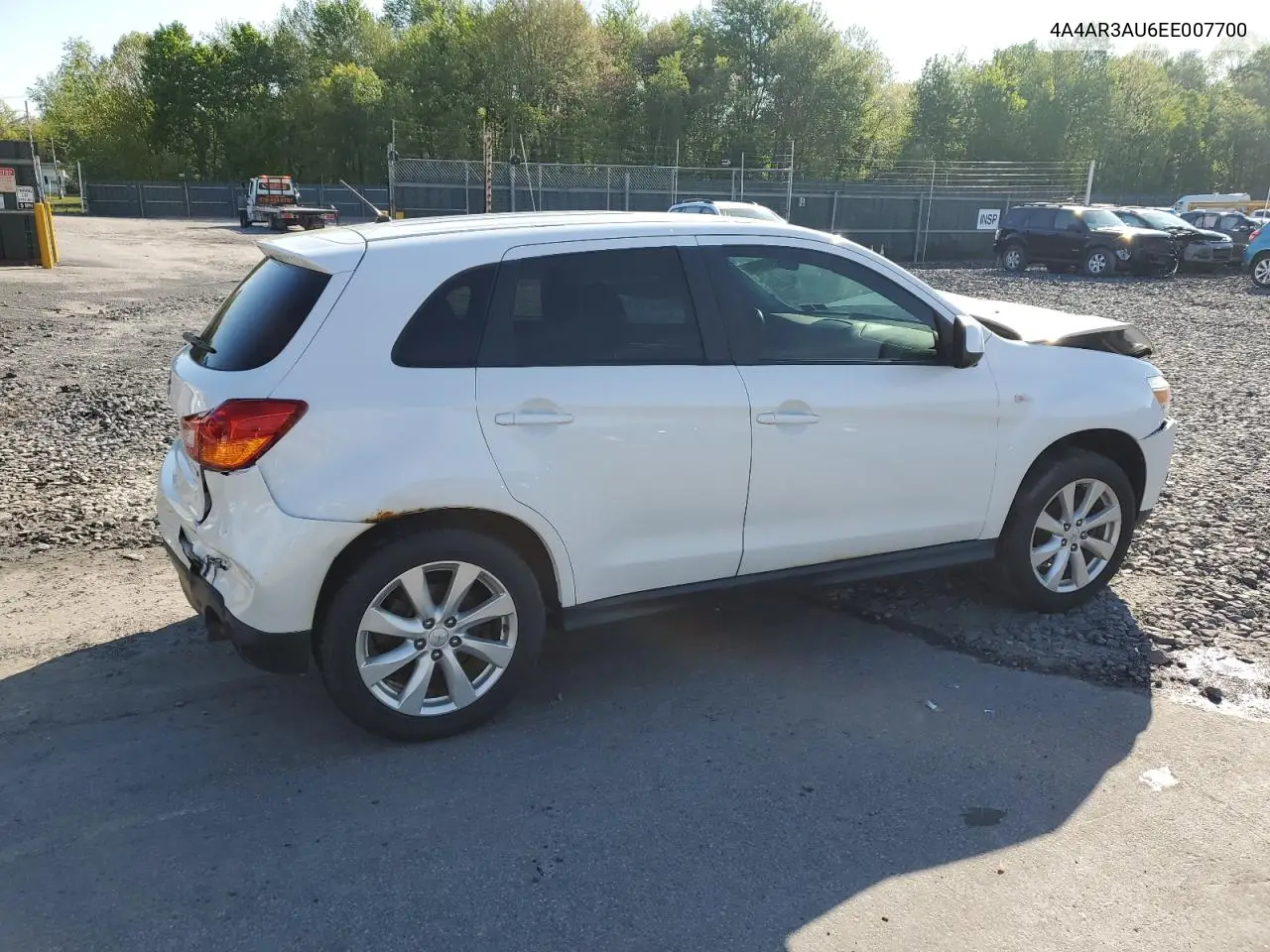 2014 Mitsubishi Outlander Sport Es VIN: 4A4AR3AU6EE007700 Lot: 56399695