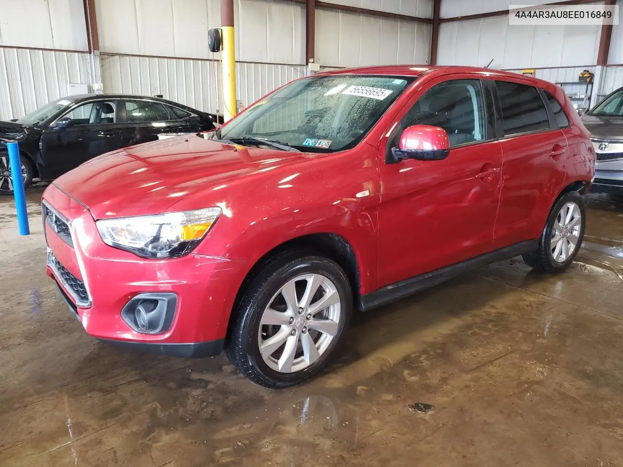 2014 Mitsubishi Outlander Sport Es VIN: 4A4AR3AU8EE016849 Lot: 56556695