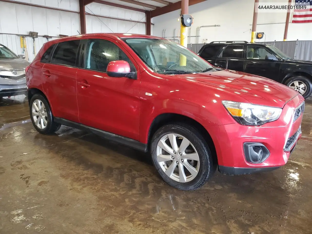 2014 Mitsubishi Outlander Sport Es VIN: 4A4AR3AU8EE016849 Lot: 56556695