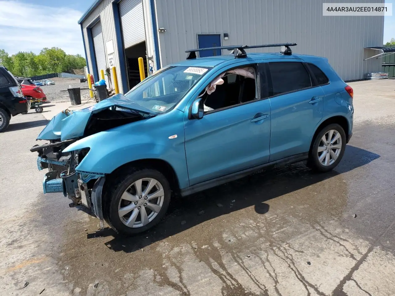 2014 Mitsubishi Outlander Sport Es VIN: 4A4AR3AU2EE014871 Lot: 56558895