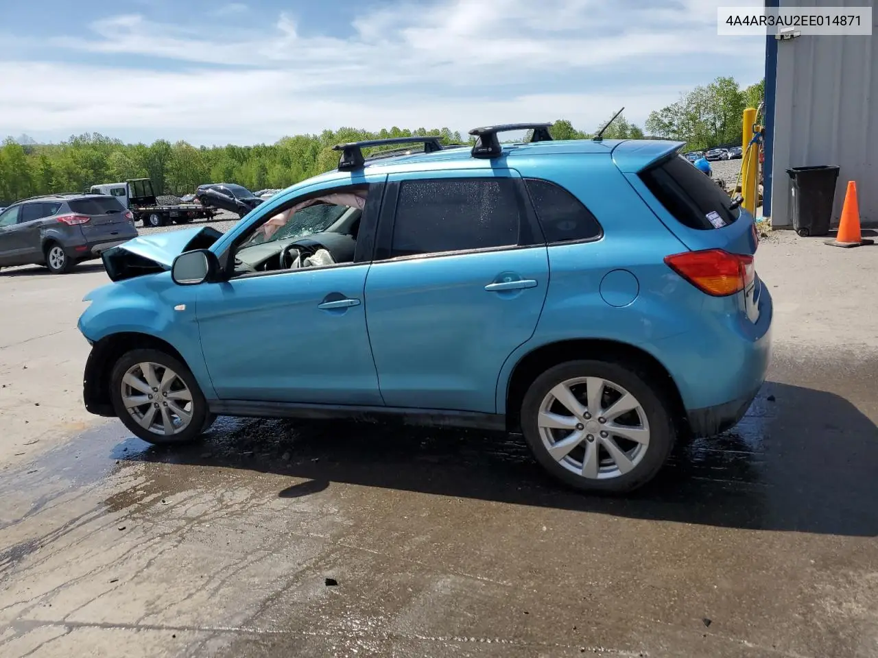 2014 Mitsubishi Outlander Sport Es VIN: 4A4AR3AU2EE014871 Lot: 56558895