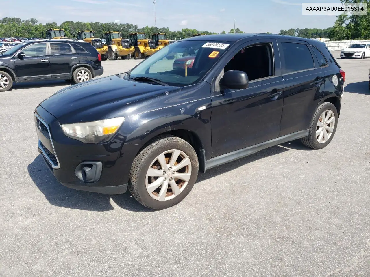 2014 Mitsubishi Outlander Sport Es VIN: 4A4AP3AU0EE015314 Lot: 56640525