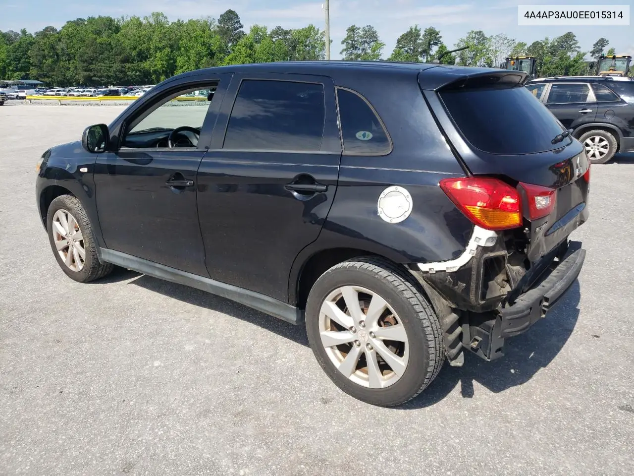 2014 Mitsubishi Outlander Sport Es VIN: 4A4AP3AU0EE015314 Lot: 56640525