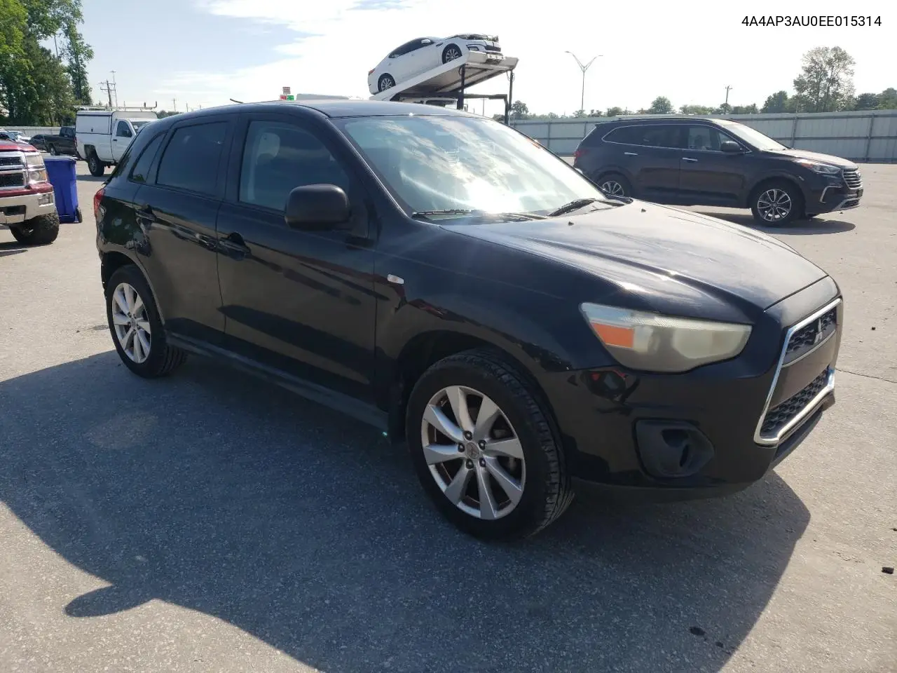 2014 Mitsubishi Outlander Sport Es VIN: 4A4AP3AU0EE015314 Lot: 56640525