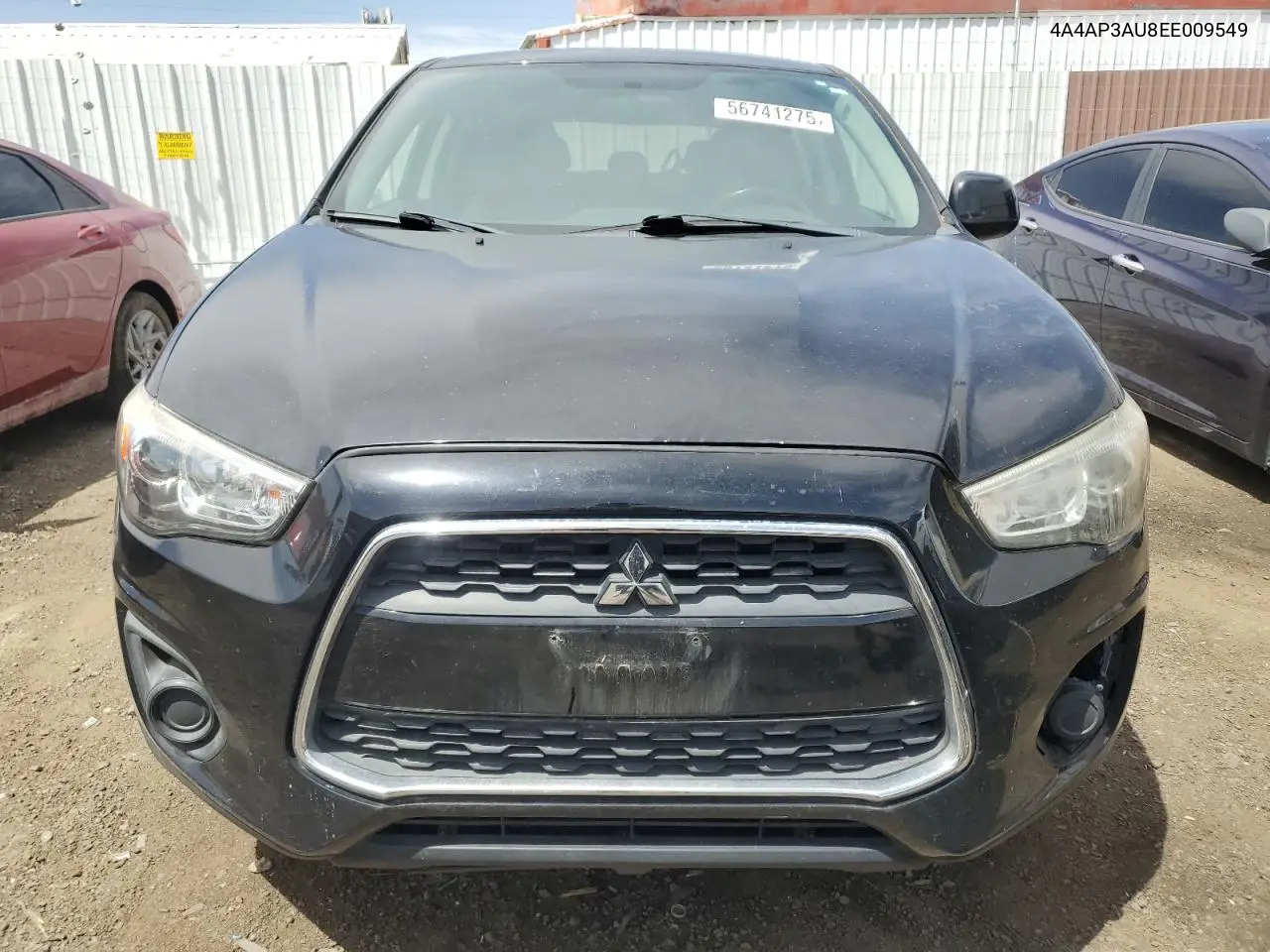 2014 Mitsubishi Outlander Sport Es VIN: 4A4AP3AU8EE009549 Lot: 56741275