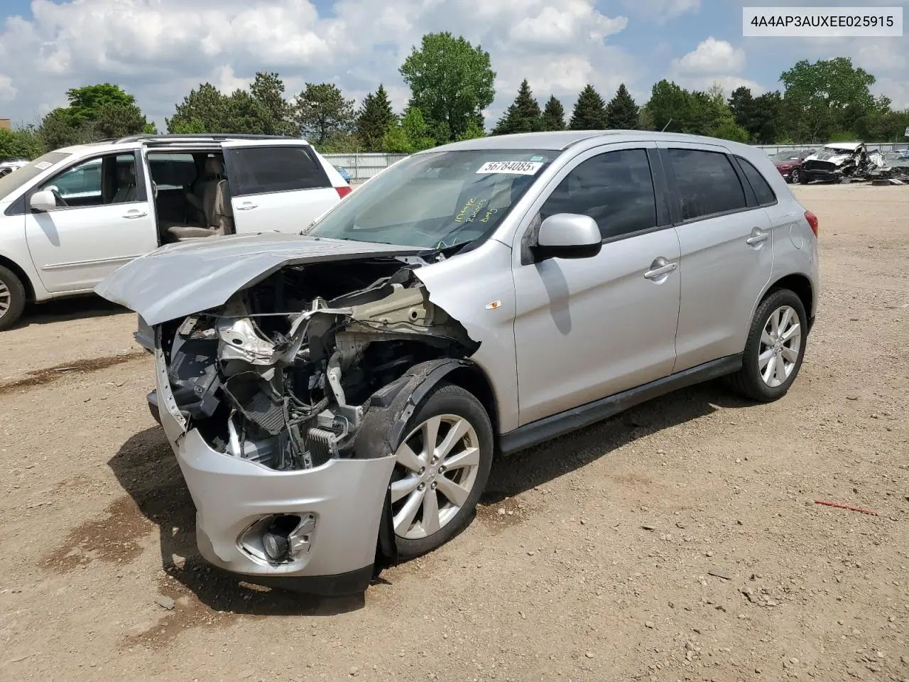 2014 Mitsubishi Outlander Sport Es VIN: 4A4AP3AUXEE025915 Lot: 56784085