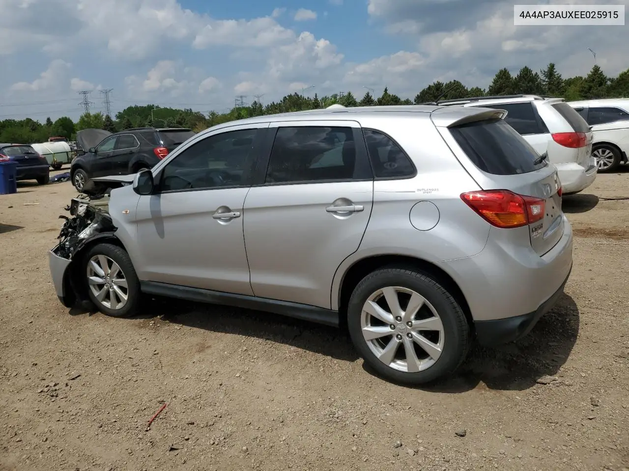 2014 Mitsubishi Outlander Sport Es VIN: 4A4AP3AUXEE025915 Lot: 56784085