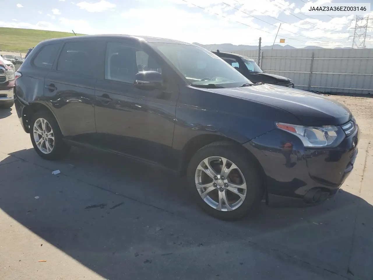 2014 Mitsubishi Outlander Se VIN: JA4AZ3A36EZ003146 Lot: 56856245