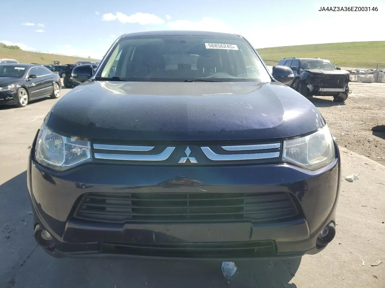 2014 Mitsubishi Outlander Se VIN: JA4AZ3A36EZ003146 Lot: 56856245