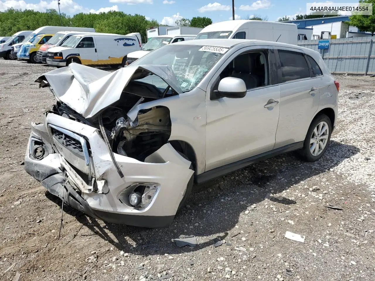 2014 Mitsubishi Outlander Sport Se VIN: 4A4AR4AU4EE014554 Lot: 56925535