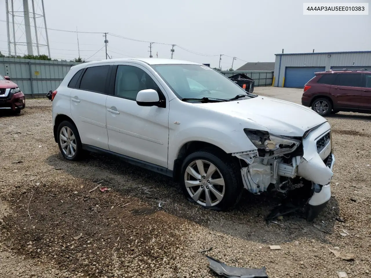 2014 Mitsubishi Outlander Sport Es VIN: 4A4AP3AU5EE010383 Lot: 60096265