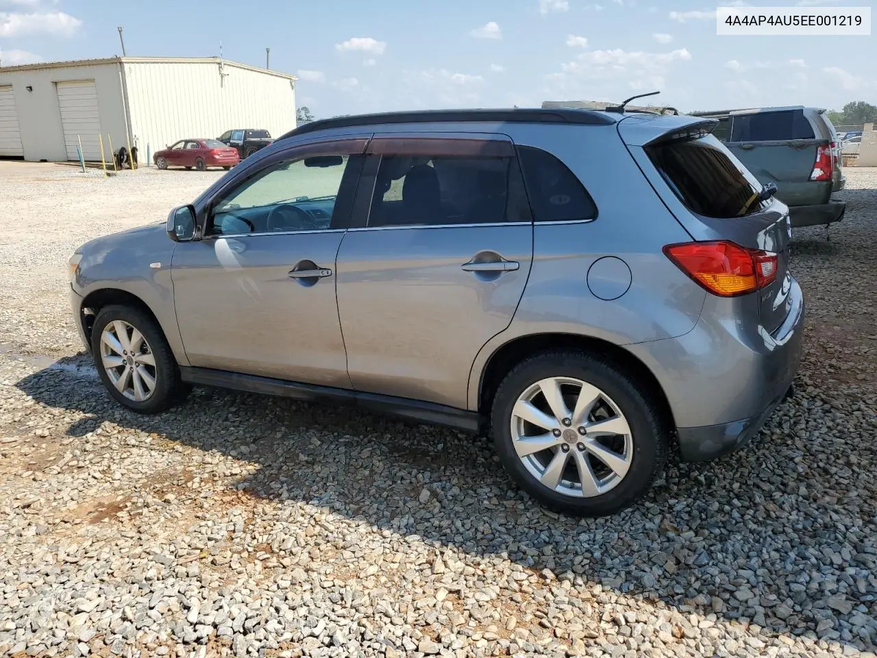 2014 Mitsubishi Outlander Sport Se VIN: 4A4AP4AU5EE001219 Lot: 60333325