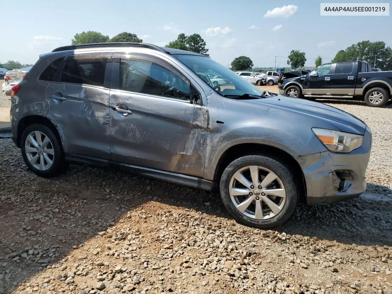 2014 Mitsubishi Outlander Sport Se VIN: 4A4AP4AU5EE001219 Lot: 60333325