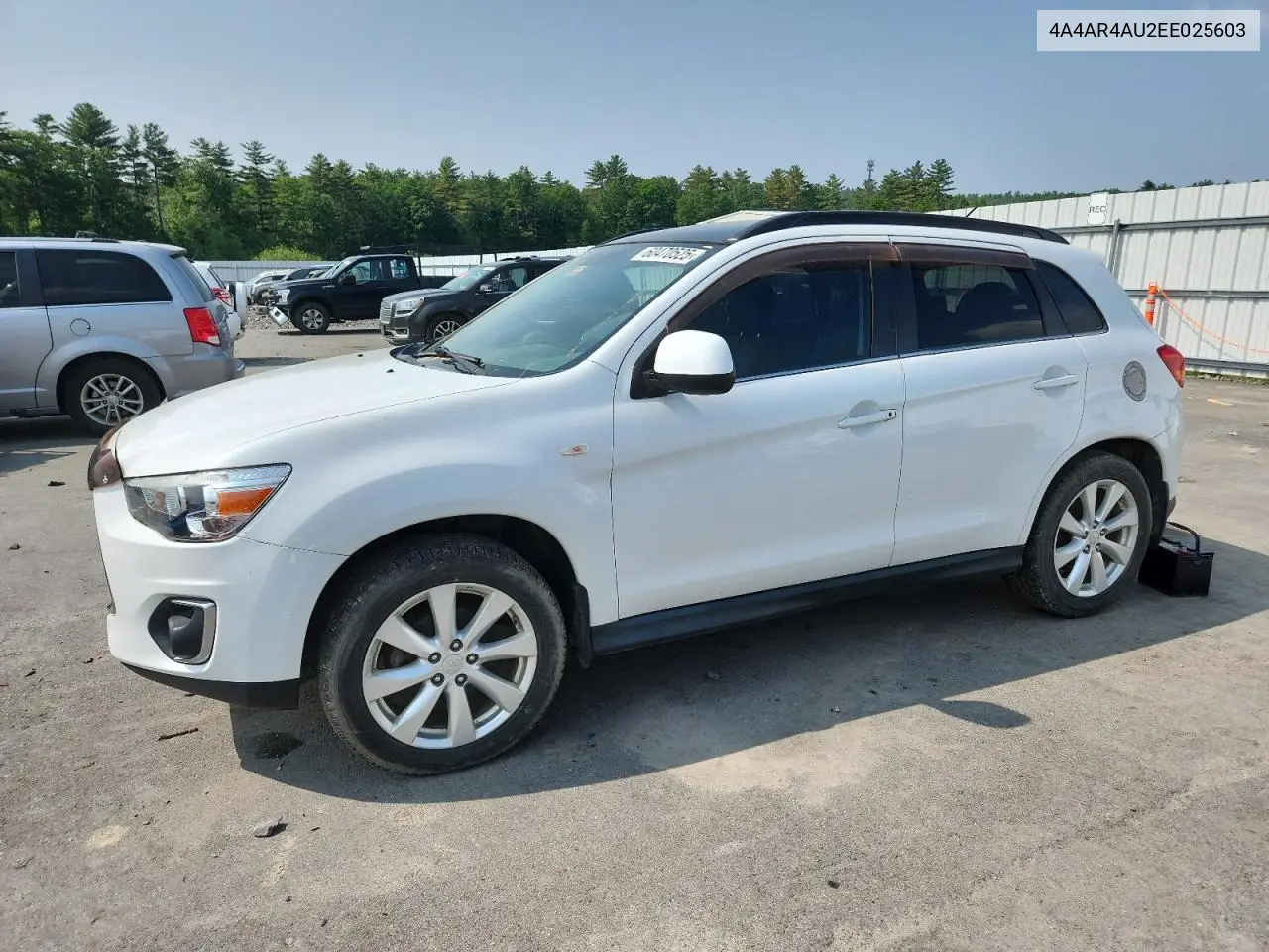2014 Mitsubishi Outlander Sport Se VIN: 4A4AR4AU2EE025603 Lot: 60470525