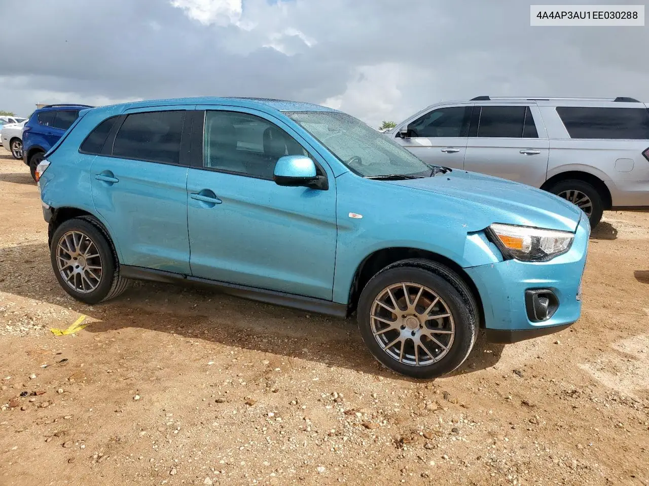 2014 Mitsubishi Outlander Sport Es VIN: 4A4AP3AU1EE030288 Lot: 60927185