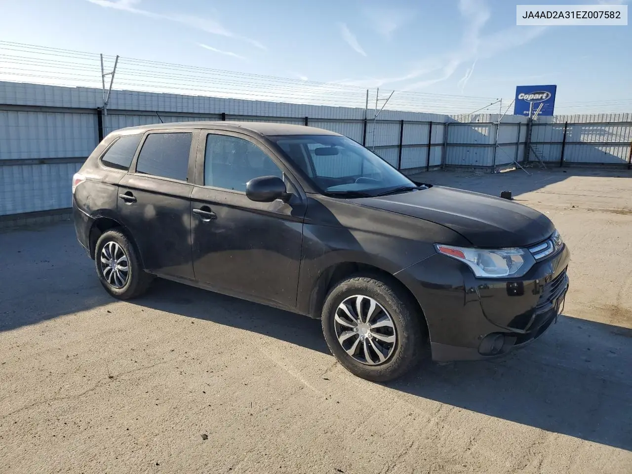 2014 Mitsubishi Outlander Es VIN: JA4AD2A31EZ007582 Lot: 60978065