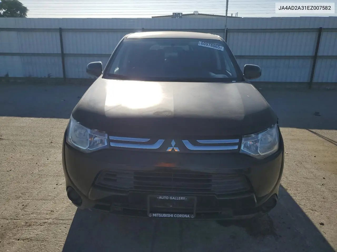 2014 Mitsubishi Outlander Es VIN: JA4AD2A31EZ007582 Lot: 60978065