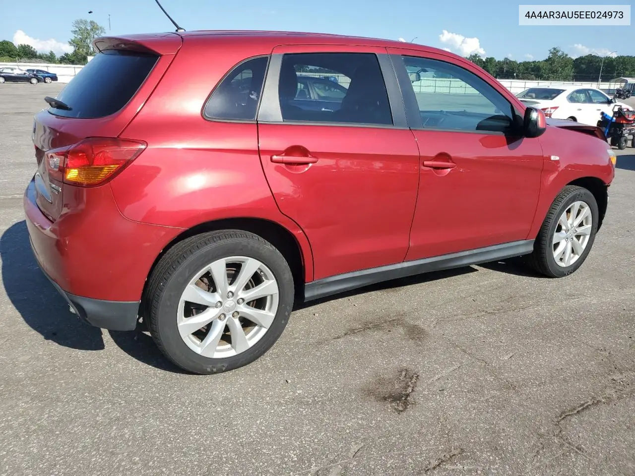 2014 Mitsubishi Outlander Sport Es VIN: 4A4AR3AU5EE024973 Lot: 61057725