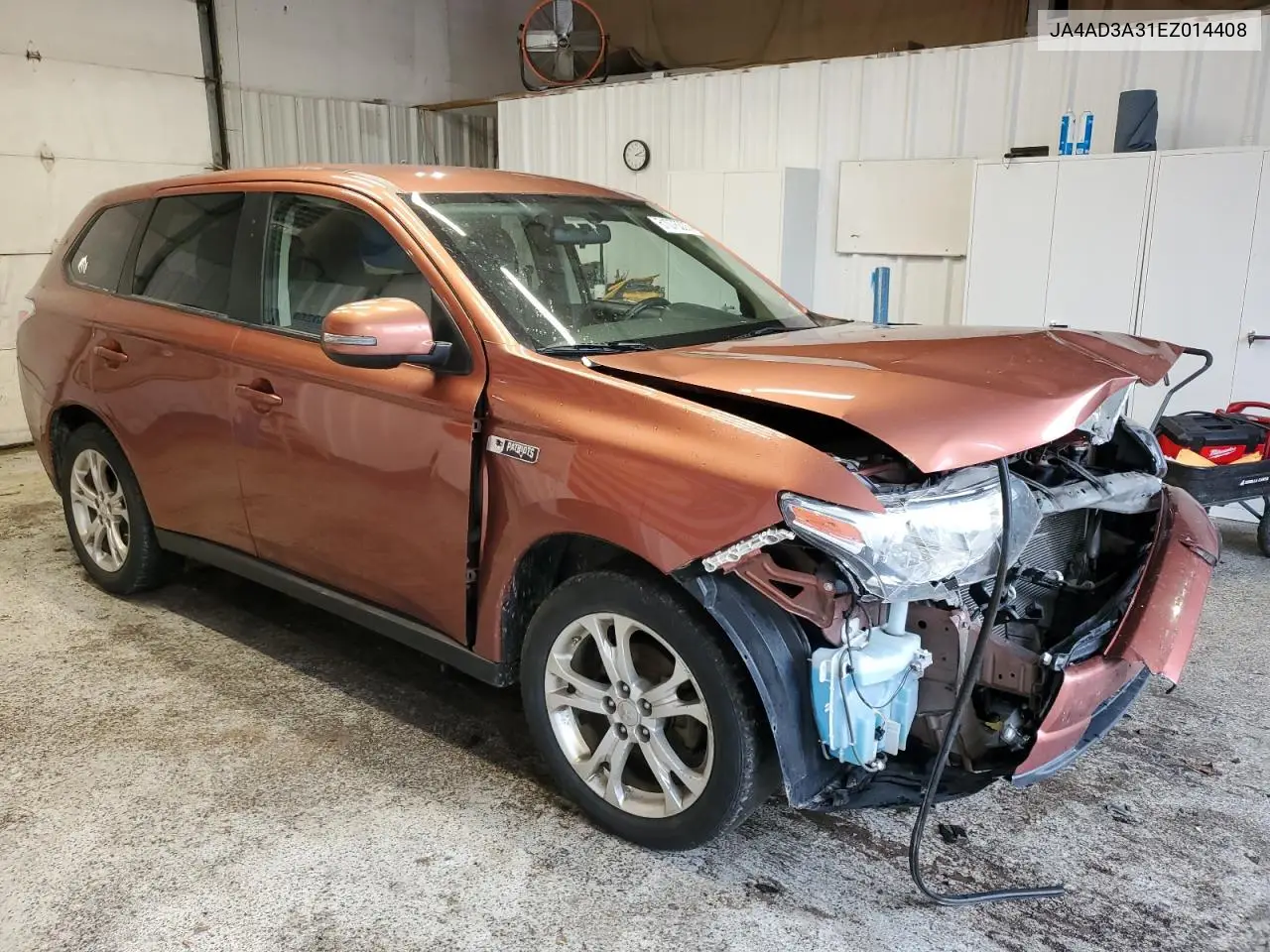 2014 Mitsubishi Outlander Se VIN: JA4AD3A31EZ014408 Lot: 61076305