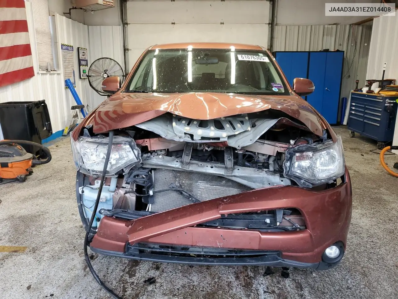 2014 Mitsubishi Outlander Se VIN: JA4AD3A31EZ014408 Lot: 61076305