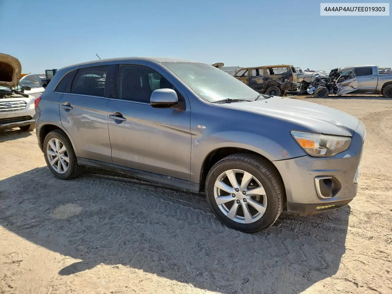 2014 Mitsubishi Outlander Sport Se VIN: 4A4AP4AU7EE019303 Lot: 61185325