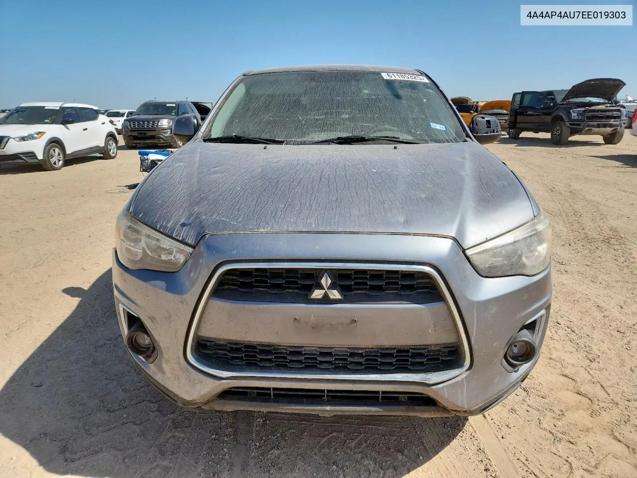2014 Mitsubishi Outlander Sport Se VIN: 4A4AP4AU7EE019303 Lot: 61185325
