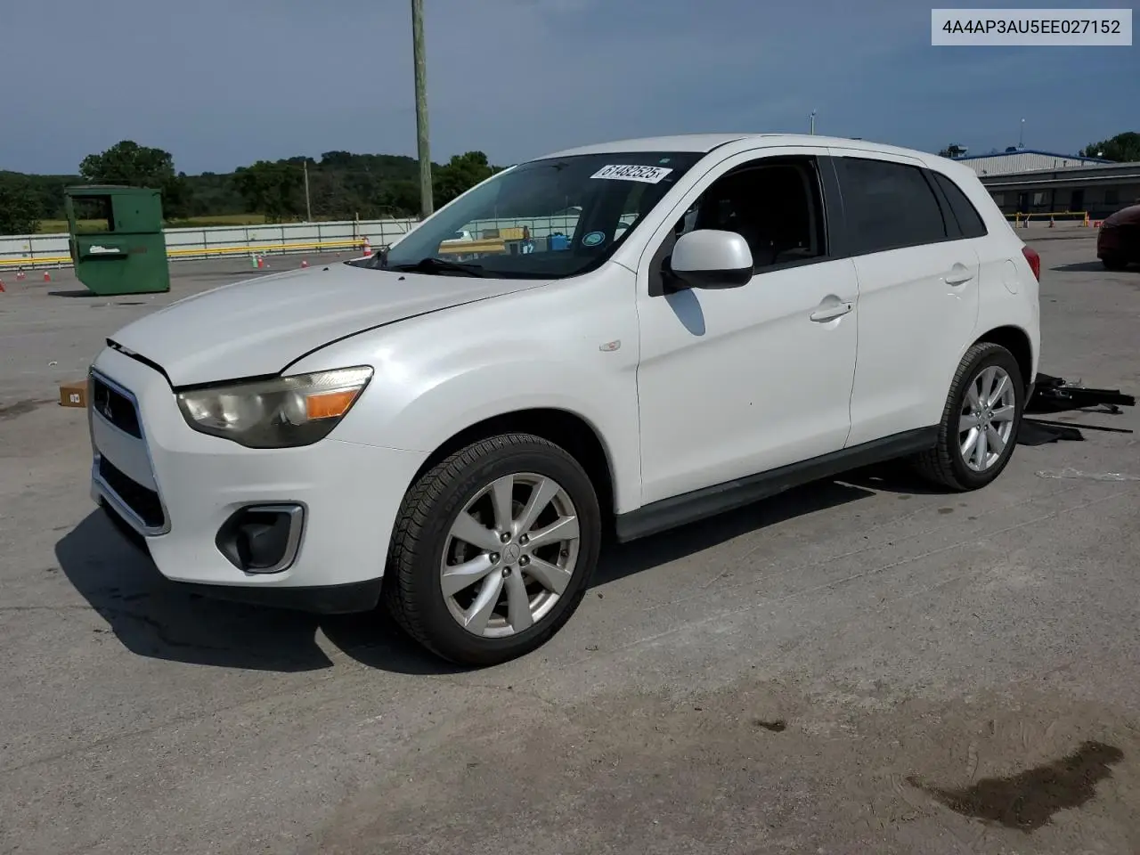 2014 Mitsubishi Outlander Sport Es VIN: 4A4AP3AU5EE027152 Lot: 61482525