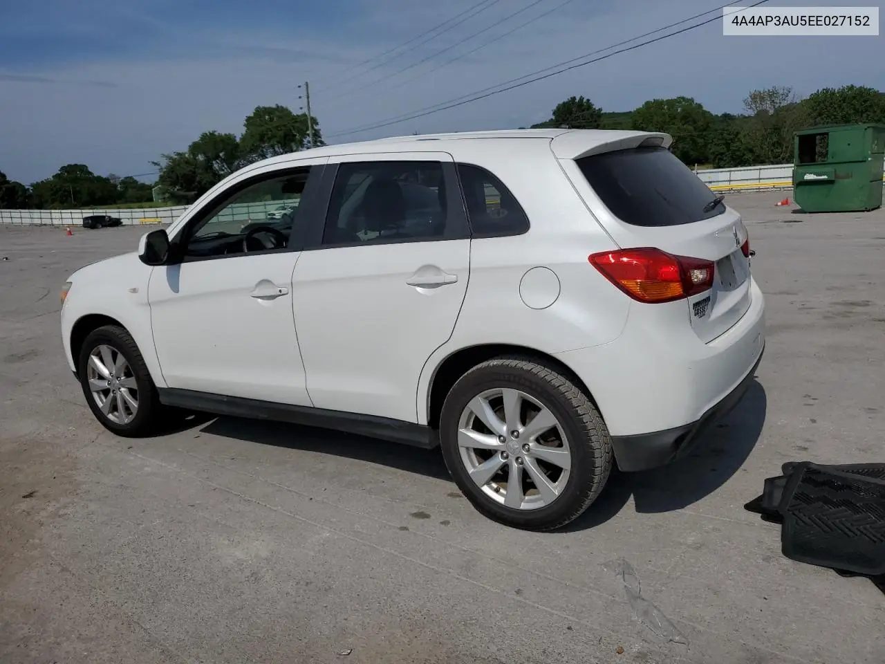 2014 Mitsubishi Outlander Sport Es VIN: 4A4AP3AU5EE027152 Lot: 61482525