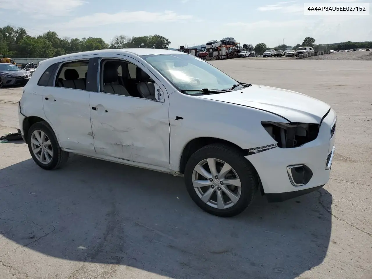 2014 Mitsubishi Outlander Sport Es VIN: 4A4AP3AU5EE027152 Lot: 61482525