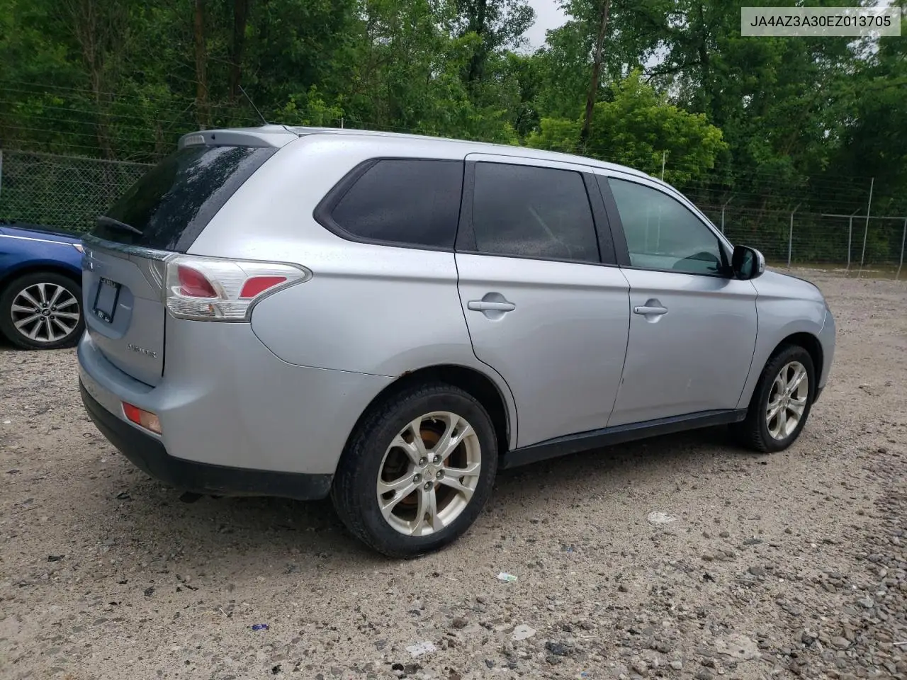 2014 Mitsubishi Outlander Se VIN: JA4AZ3A30EZ013705 Lot: 61613035