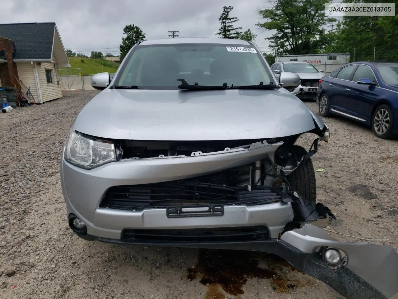 2014 Mitsubishi Outlander Se VIN: JA4AZ3A30EZ013705 Lot: 61613035