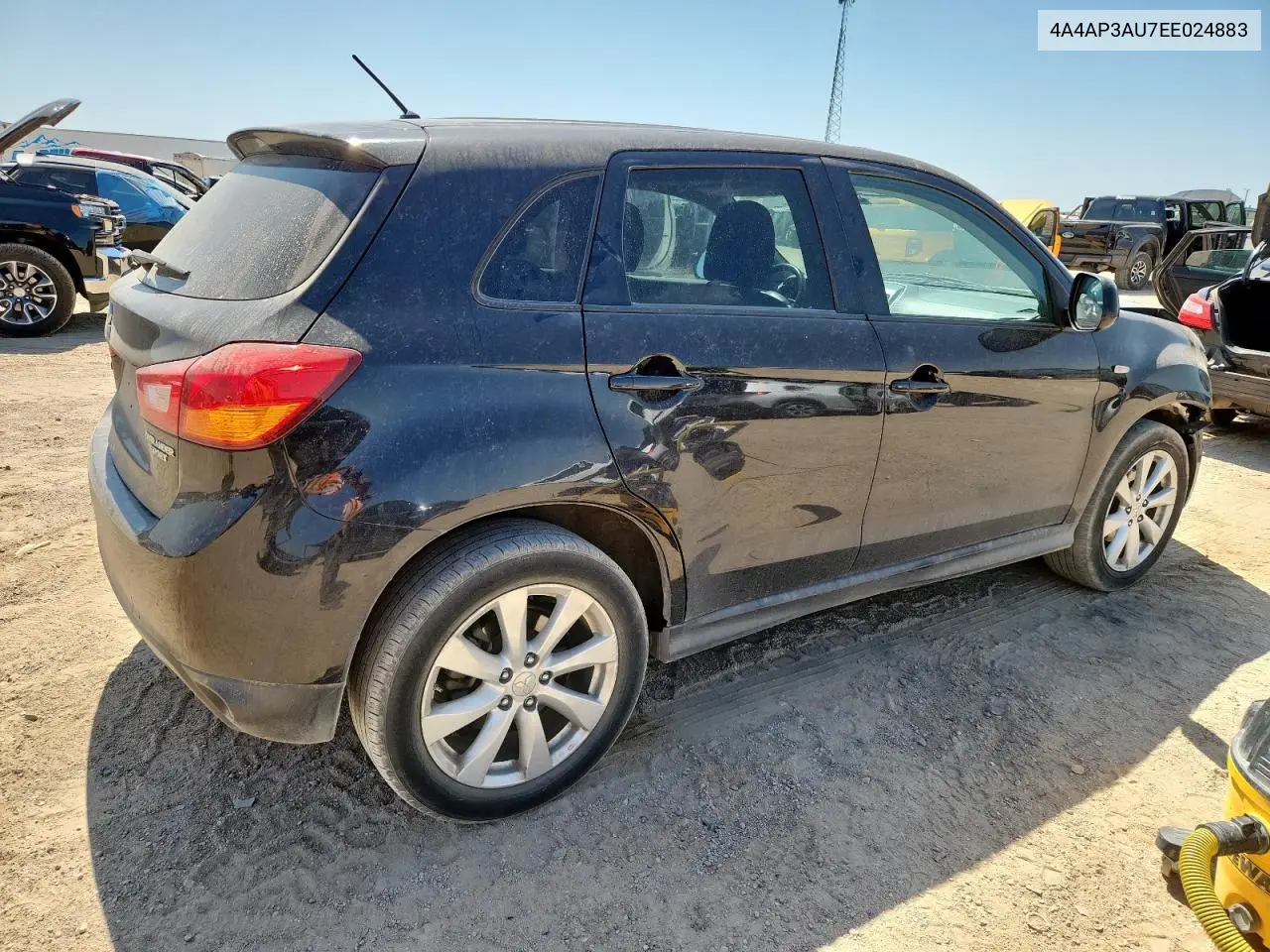 2014 Mitsubishi Outlander Sport Es VIN: 4A4AP3AU7EE024883 Lot: 61641385
