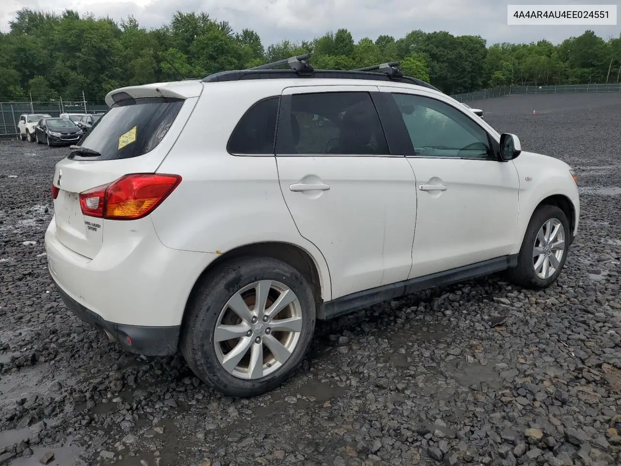2014 Mitsubishi Outlander Sport Se VIN: 4A4AR4AU4EE024551 Lot: 62219235