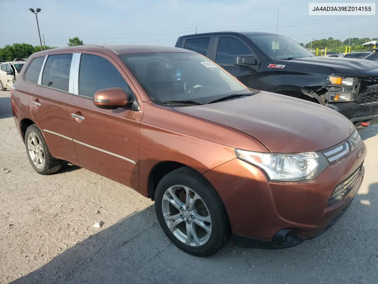 2014 Mitsubishi Outlander Se VIN: JA4AD3A39EZ014155 Lot: 62295195