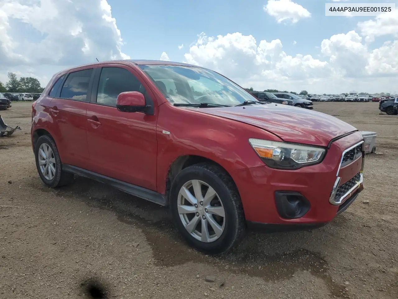 2014 Mitsubishi Outlander Sport Es VIN: 4A4AP3AU9EE001525 Lot: 62323005