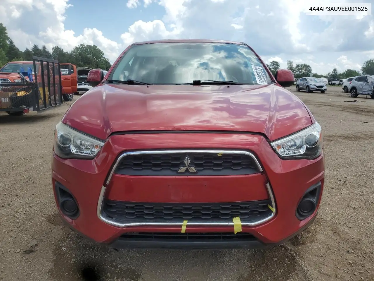 2014 Mitsubishi Outlander Sport Es VIN: 4A4AP3AU9EE001525 Lot: 62323005