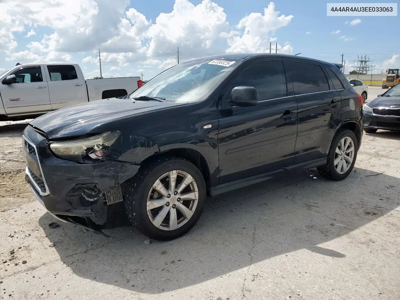 2014 Mitsubishi Outlander Sport Se VIN: 4A4AR4AU3EE033063 Lot: 62356925