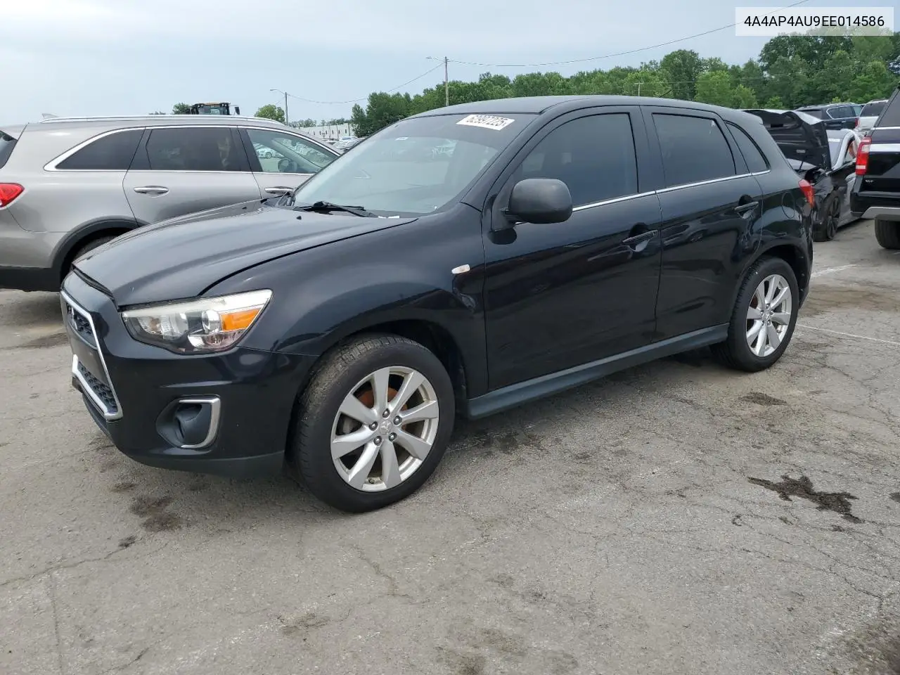 2014 Mitsubishi Outlander Sport Se VIN: 4A4AP4AU9EE014586 Lot: 62997225
