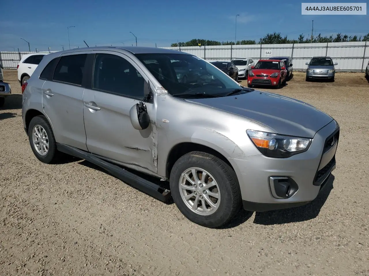 2014 Mitsubishi Rvr Se VIN: 4A4AJ3AU8EE605701 Lot: 64552895