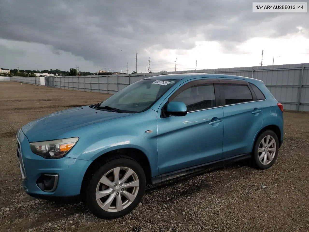 2014 Mitsubishi Outlander Sport Se VIN: 4A4AR4AU2EE013144 Lot: 64577475