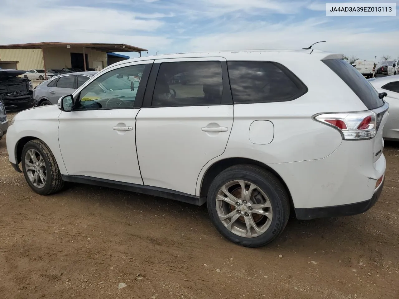 2014 Mitsubishi Outlander Se VIN: JA4AD3A39EZ015113 Lot: 89266405