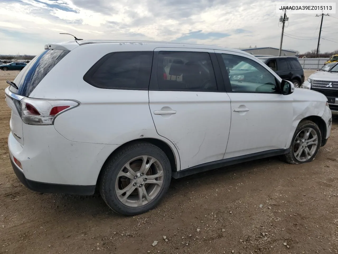2014 Mitsubishi Outlander Se VIN: JA4AD3A39EZ015113 Lot: 89266405