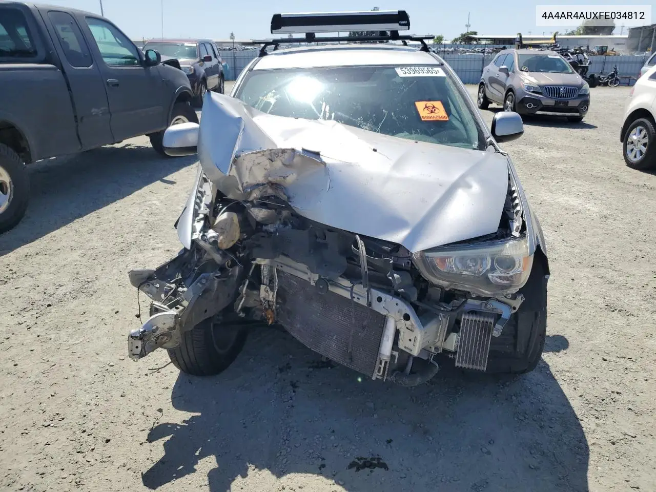 2015 Mitsubishi Outlander Sport Se VIN: 4A4AR4AUXFE034812 Lot: 53969565