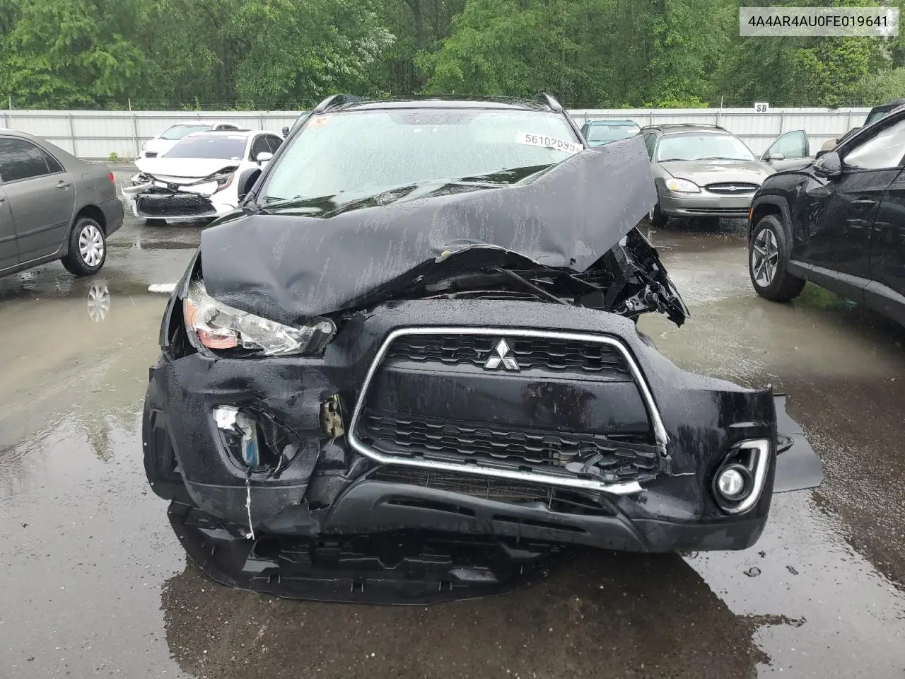 2015 Mitsubishi Outlander Sport Se VIN: 4A4AR4AU0FE019641 Lot: 56102895